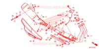 SILENCIEUX D'ECHAPPEMENT pour Honda CB 500 X ABS de 2019