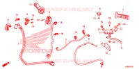 LEVIER DE GUIDON   CABLE   COMMODO (CRF125F/FB K) pour Honda CRF 125 F BIG WHEELS de 2019
