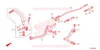 PEDALE pour Honda CRF 125 F BIG WHEELS de 2019
