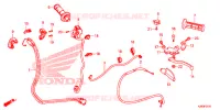 LEVIER DE GUIDON   CABLE   COMMODO (CRF125F/FB K) pour Honda CRF 125 F de 2019
