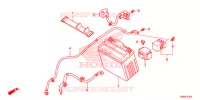 BATTERIE pour Honda CRF 125 F BIG WHEELS de 2019