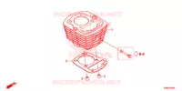 CYLINDRE pour Honda CRF 125 F BIG WHEELS de 2019