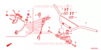 GUIDON pour Honda CRF 125 F de 2019