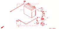 BATTERIE pour Honda CB X4 1300 de 1999