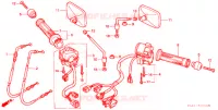 COMMODO   LEVIER   CABLE pour Honda CB X4 1300 de 1999