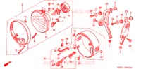 PHARE pour Honda CB X4 1300 de 1999