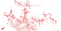 SILENCIEUX D'ECHAPPEMENT pour Honda CB X4 1300 de 1999
