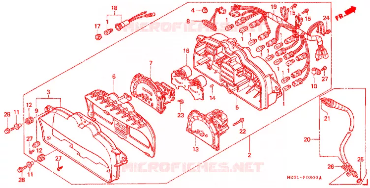 COMPTEUR Honda MOTO 800 PC800 1991  PC800R