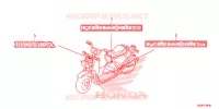 AUTOCOLLANTS pour Honda RUCKUS 50 de 2019
