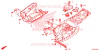 MARCHE PIEDS pour Honda RUCKUS 50 de 2019