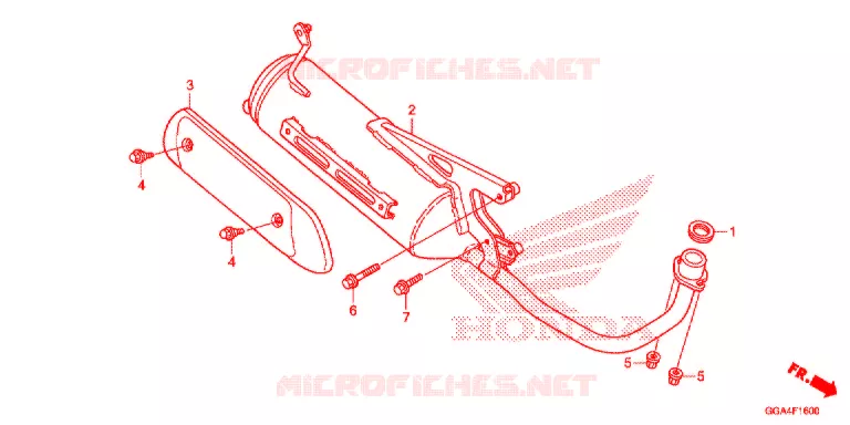 SILENCIEUX D'ECHAPPEMENT Honda SCOOTER 50 RUCKUS 2019  NPS50K_A