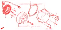 ALTERNATEUR pour Honda V TWIN MAGNA 250 SPEED WARNING LIMIT de 1996
