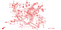 CADRE pour Honda V TWIN MAGNA 250 SPEED WARNING LIMIT de 1996