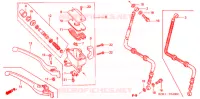 MAITRE CYLINDRE DE FREIN AVANT pour Honda V TWIN MAGNA 250 SPEED WARNING LIMIT de 1996