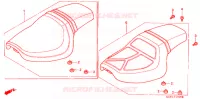 SELLE pour Honda V TWIN MAGNA 250 SPEED WARNING LIMIT de 1996
