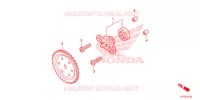 POMPE A HUILE pour Honda SH 150 ABS D STANDARD de 2019