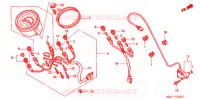 COMPTEUR pour Honda SHADOW 750 With speed warning light de 1999
