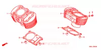 CYLINDRE pour Honda SHADOW 750 With speed warning light de 1999