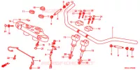 GUIDON   TE DE FOURCHE pour Honda SHADOW 750 With speed warning light de 1999