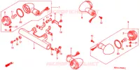 CLIGNOTANT pour Honda SHADOW 750 de 2001