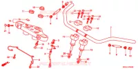 GUIDON   TE DE FOURCHE pour Honda SHADOW 750 de 2001