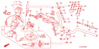 GUIDON   TE DE FOURCHE pour Honda CB 400 SUPER FOUR TWO TONE de 2006