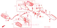 CLIGNOTANT pour Honda CB 400 SUPER FOUR DRIVING SCHOOL de 2004