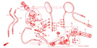 COMMODO   LEVIER   CABLE pour Honda CB 400 SUPER FOUR DRIVING SCHOOL de 2004