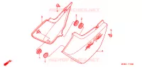 COUVERCLES LATERAUX pour Honda CB 400 SUPER FOUR DRIVING SCHOOL de 2004