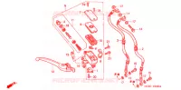 MAITRE CYLINDRE DE FREIN AVANT pour Honda CB 400 SUPER FOUR DRIVING SCHOOL de 2004