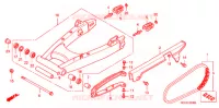 BRAS OSCILLANT pour Honda CB 400 SUPER FOUR DRIVING SCHOOL de 2008