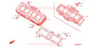 CYLINDRE pour Honda CB 400 SUPER FOUR DRIVING SCHOOL de 2008
