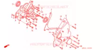 COUVERCLE GAUCHE pour Honda CB 750 RED de 2004