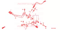 PEDALE pour Honda CB 750 Driving School de 2005