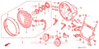 PHARE pour Honda CB 750 Driving School de 2005