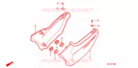 COUVERCLES LATERAUX pour Honda CB 750 BLUE de 2007
