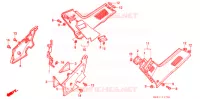 COUVERCLES LATERAUX pour Honda CBR 1000 DUAL CBS de 1993