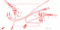 COMMODO   LEVIER   CABLE pour Honda CBR 1000 DUAL CBS de 1995