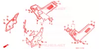 COUVERCLES LATERAUX pour Honda CBR 1000 DUAL CBS de 1995