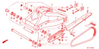 BRAS OSCILLANT pour Honda CBR 1000 RR REPSOL de 2009