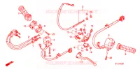 LEVIER DE GUIDON   CABLE   COMMODO pour Honda CBR 1000 RR REPSOL de 2009