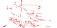 GUIDON   TE DE FOURCHE (CR125RL/M/N/P/R) pour Honda CR 125 R de 1990