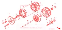 EMBRAYAGE pour Honda CR 125 R de 1997