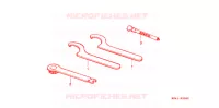 OUTIL pour Honda CR 125 R de 1997