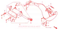 ECHAPPEMENT (2) pour Honda CR 250 R de 1992