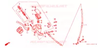 MAITRE CYLINDRE DE FREIN AVANT (2) pour Honda CR 250 R de 1994