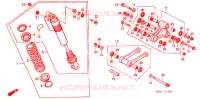 AMORTISSEUR ARRIERE (CR250RW/RX) pour Honda CR 250 R de 1999