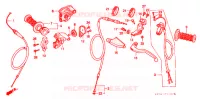 LEVIER DE GUIDON   CABLE   COMMODO pour Honda CR 250 R de 1999