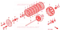 EMBRAYAGE pour Honda CR 250 R de 2000