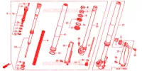FOURCHE pour Honda CR 250 R de 2000